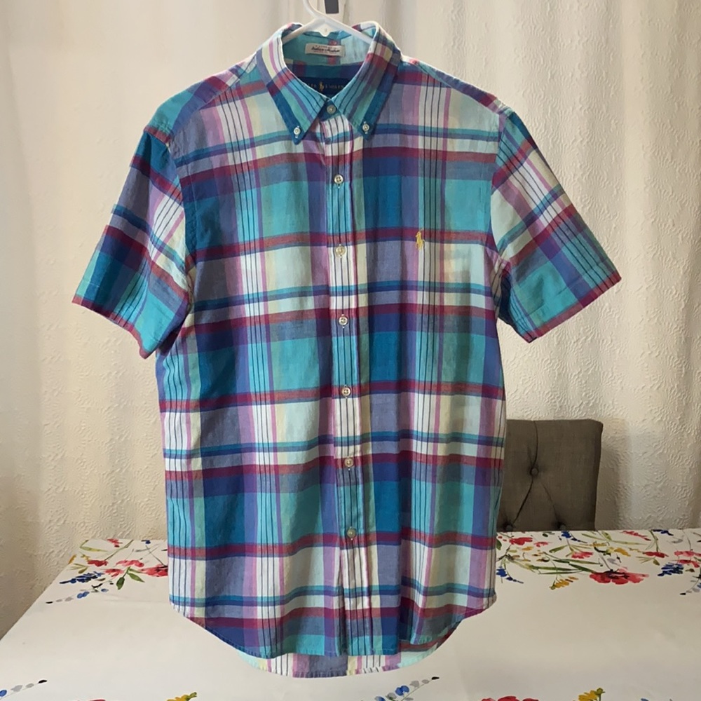 Ralph Lauren Button Down Plaid Shirt